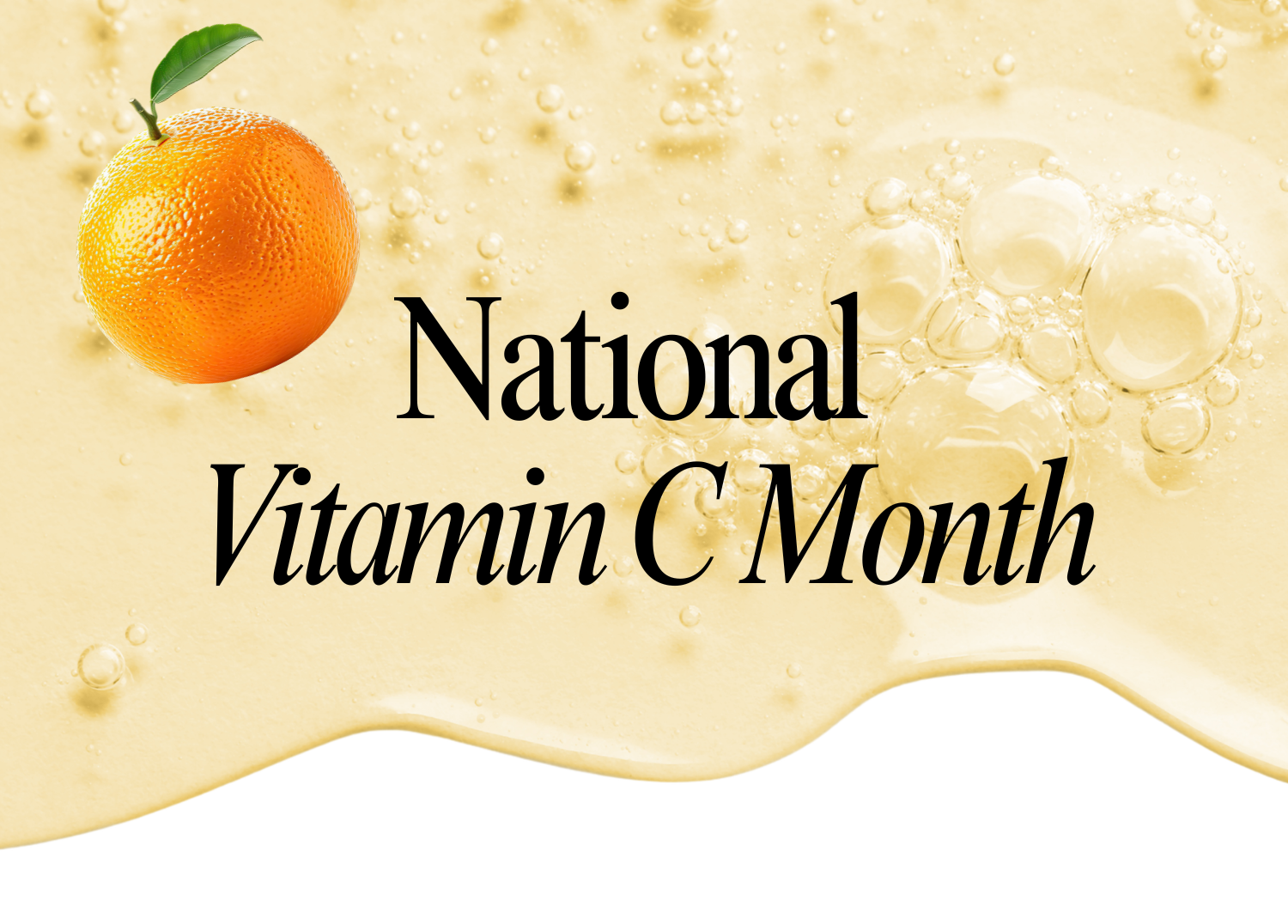 National Vitamin C Month: Why This Ingredient Matters for Skin Healing